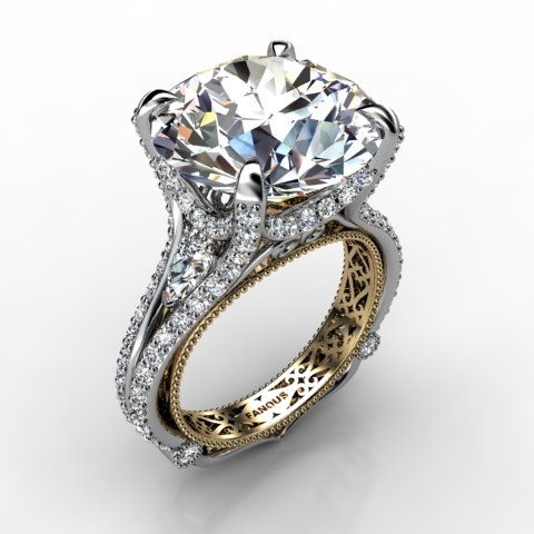 18k White Gold Engagement Ring 1.792ct - 1002878-18kw